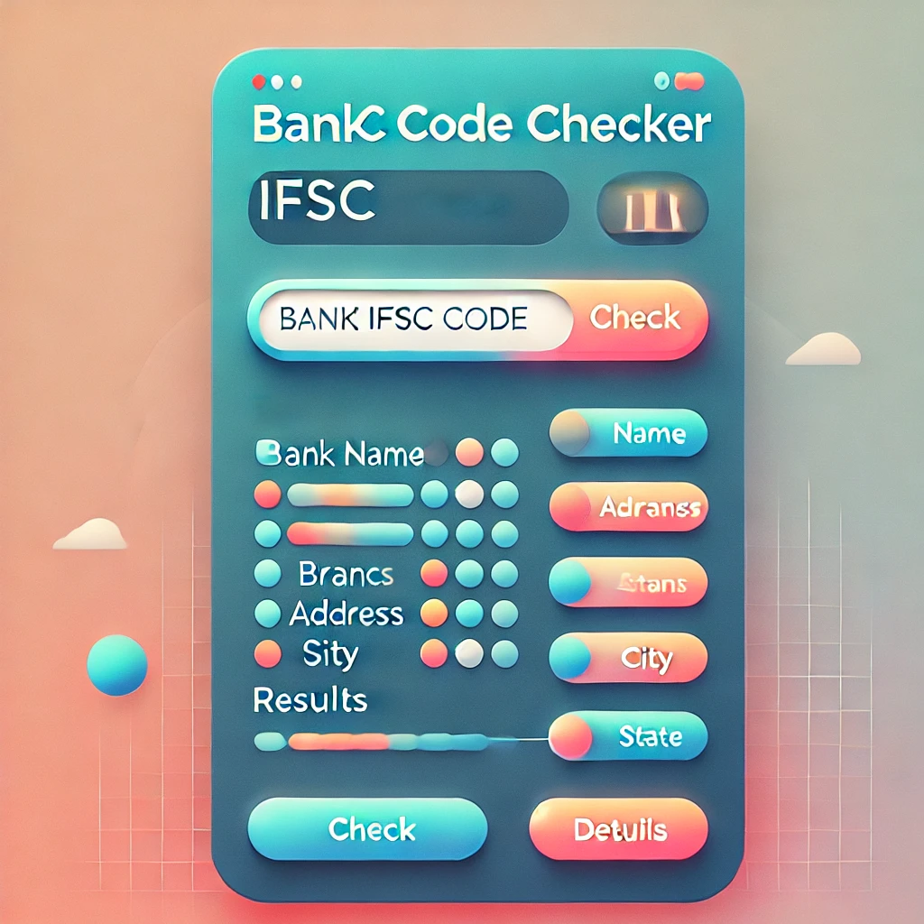 Bank IFSC Code Checker